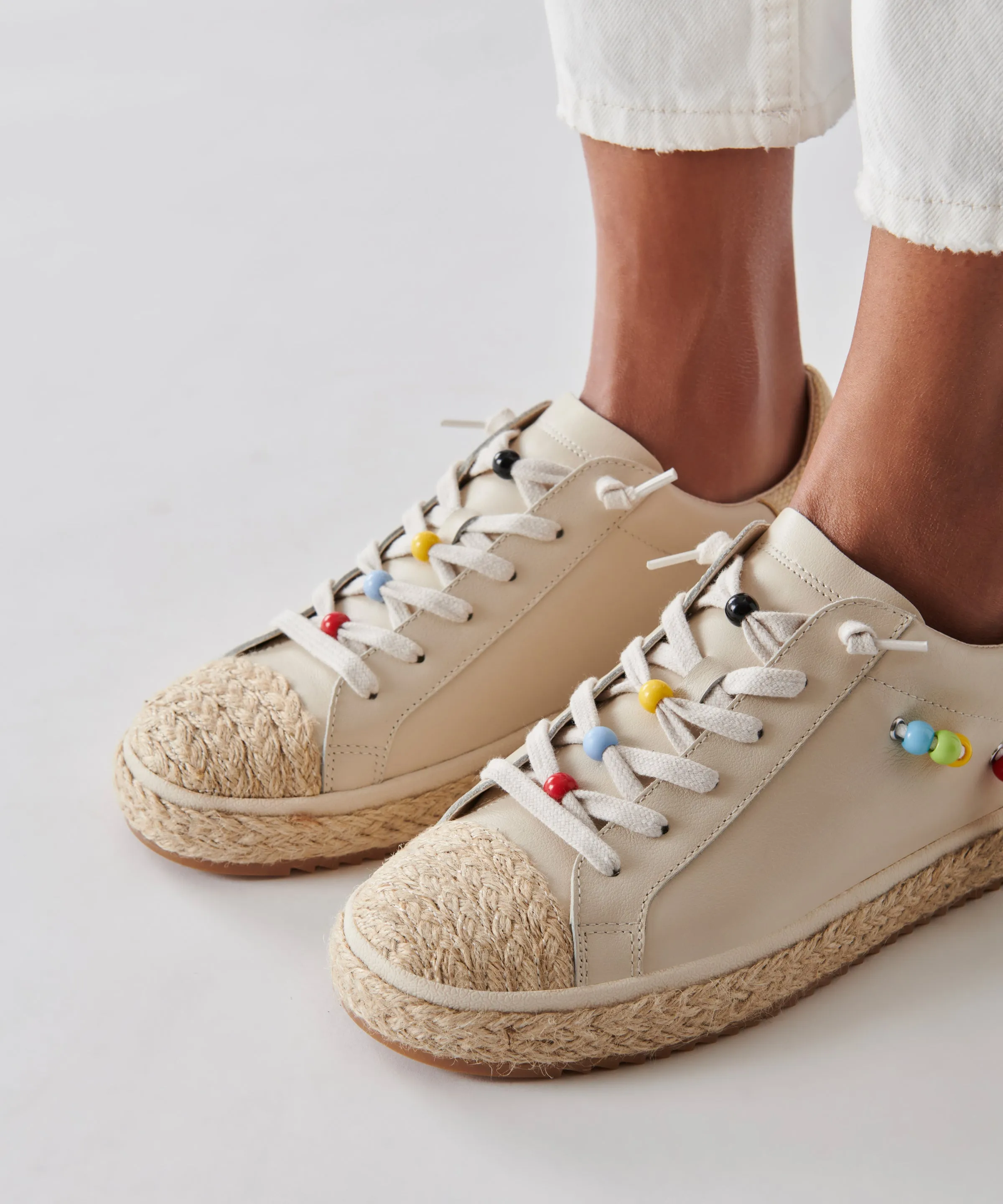 ZOE PRIDE SNEAKERS IVORY LEATHER sold by Dolce Vita product image thumbnail 4