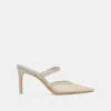 KATIK HEELS IVORY MESH sold by Dolce Vita