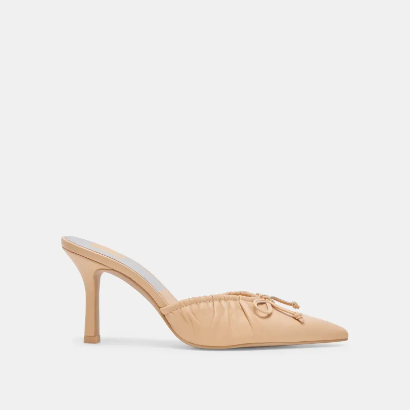 KAIRI HEELS FRENCH VANILLA LEATHER sold by Dolce Vita