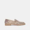 BENY FLATS SAND SNAKE EMBOSSED sold by Dolce Vita