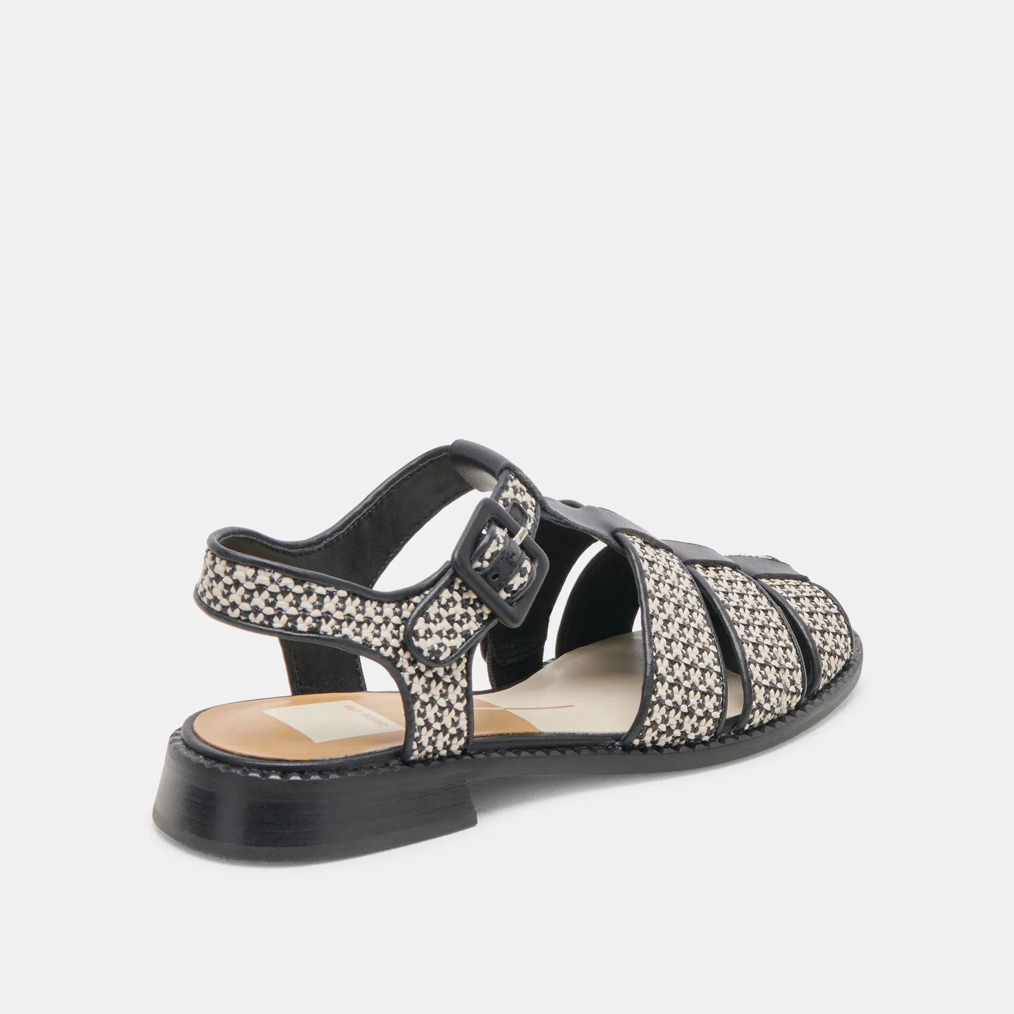 HOLIS SANDALS BLACK MULTI RAFFIA sold by Dolce Vita product image thumbnail 5