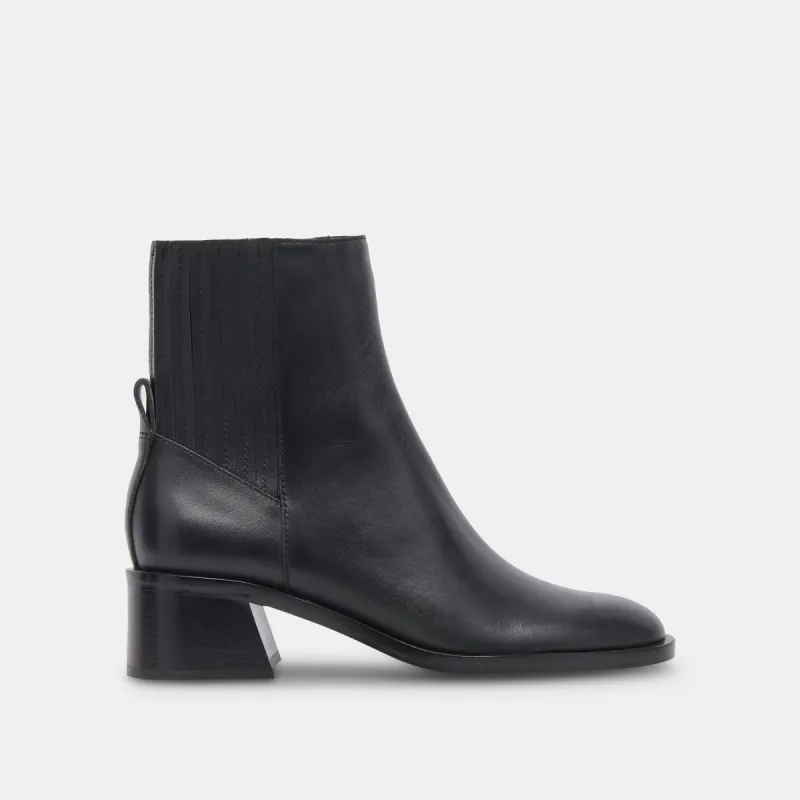 LINNY H2O BOOTS BLACK LEATHER - re:vita sold by Dolce Vita