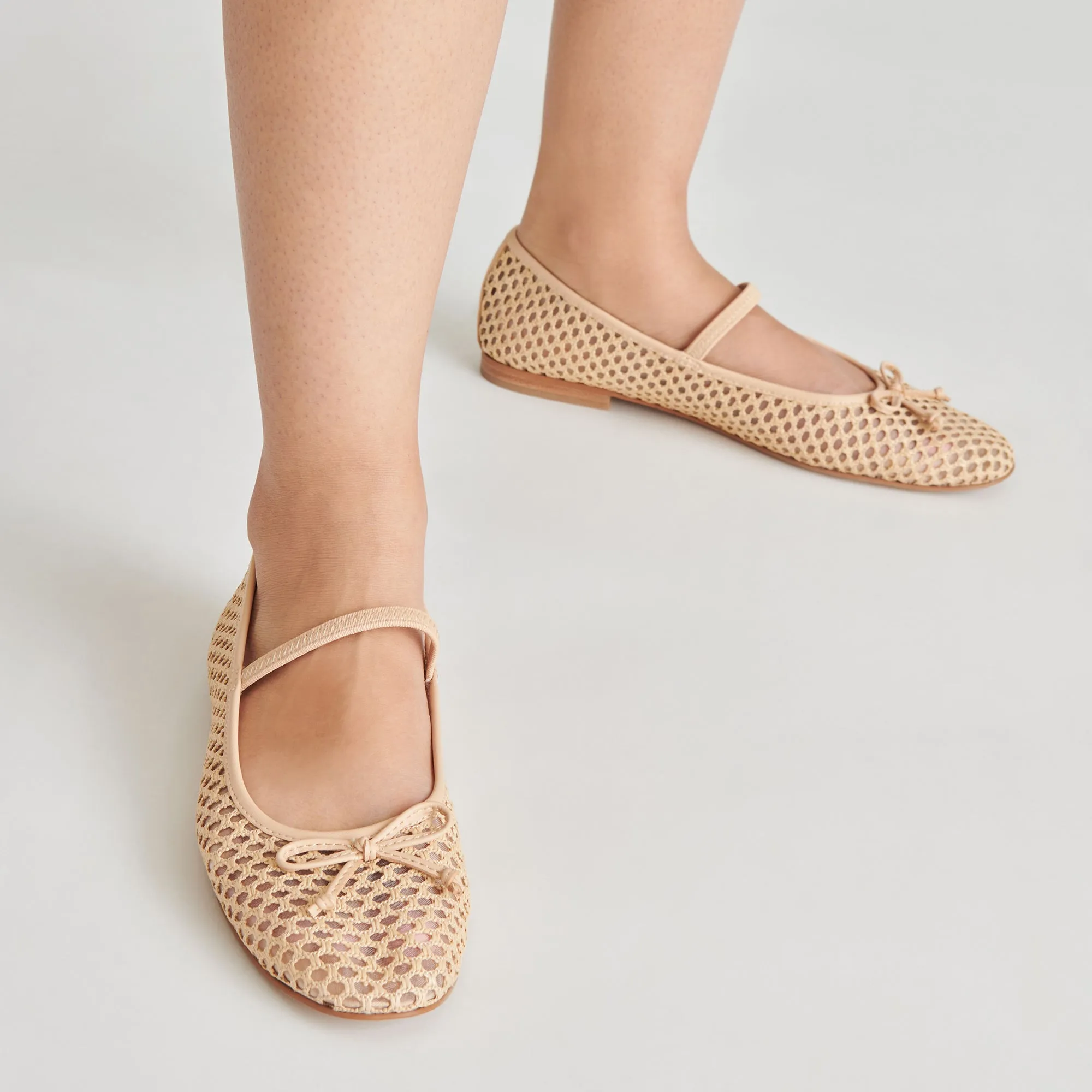 CARIN RAFFIA BALLET FLATS LT NATURAL RAFFIA sold by Dolce Vita product image thumbnail 4