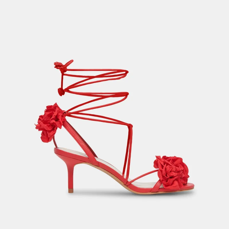 SOPHIA HEELS RED STELLA - re:vita sold by Dolce Vita