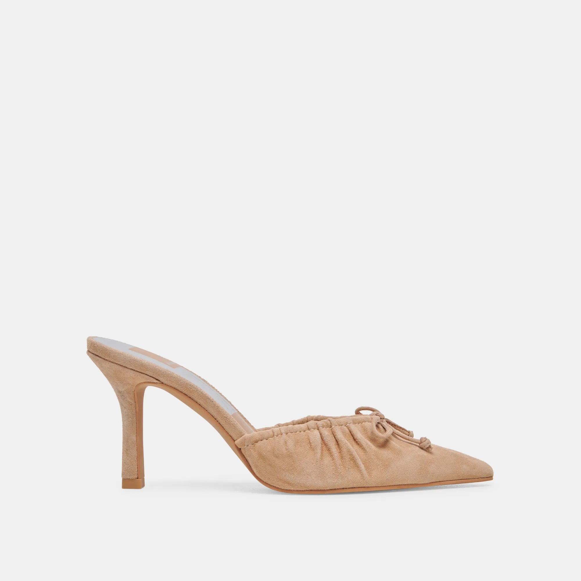 KAIRI HEELS CAMEL SUEDE sold by Dolce Vita