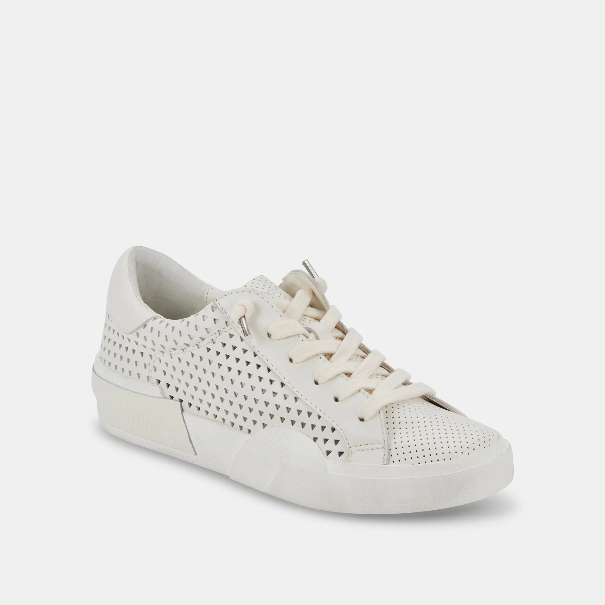 ZINA PERFORATED SNEAKERS WHITE PERFORATED LEATHER sold by Dolce Vita product image thumbnail 3