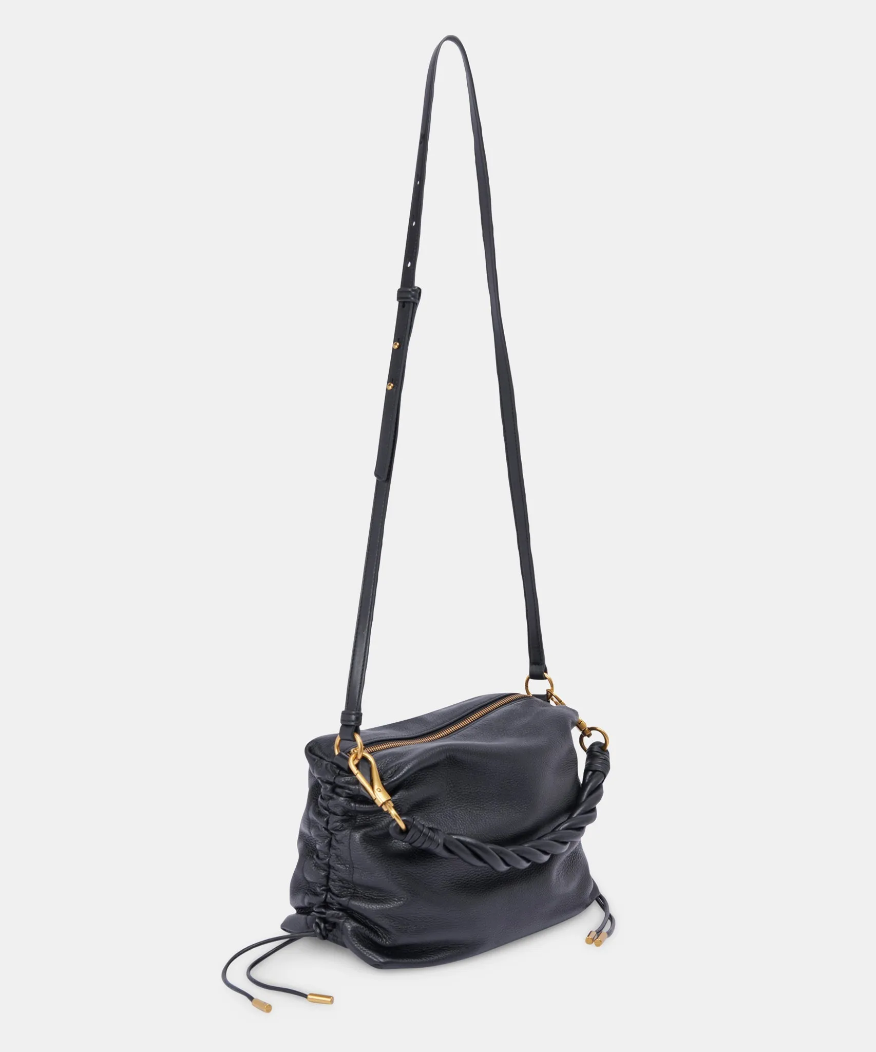 PRESTON SHOULDER/CROSSBODY BLACK LEATHER - re:vita sold by Dolce Vita product image thumbnail 3