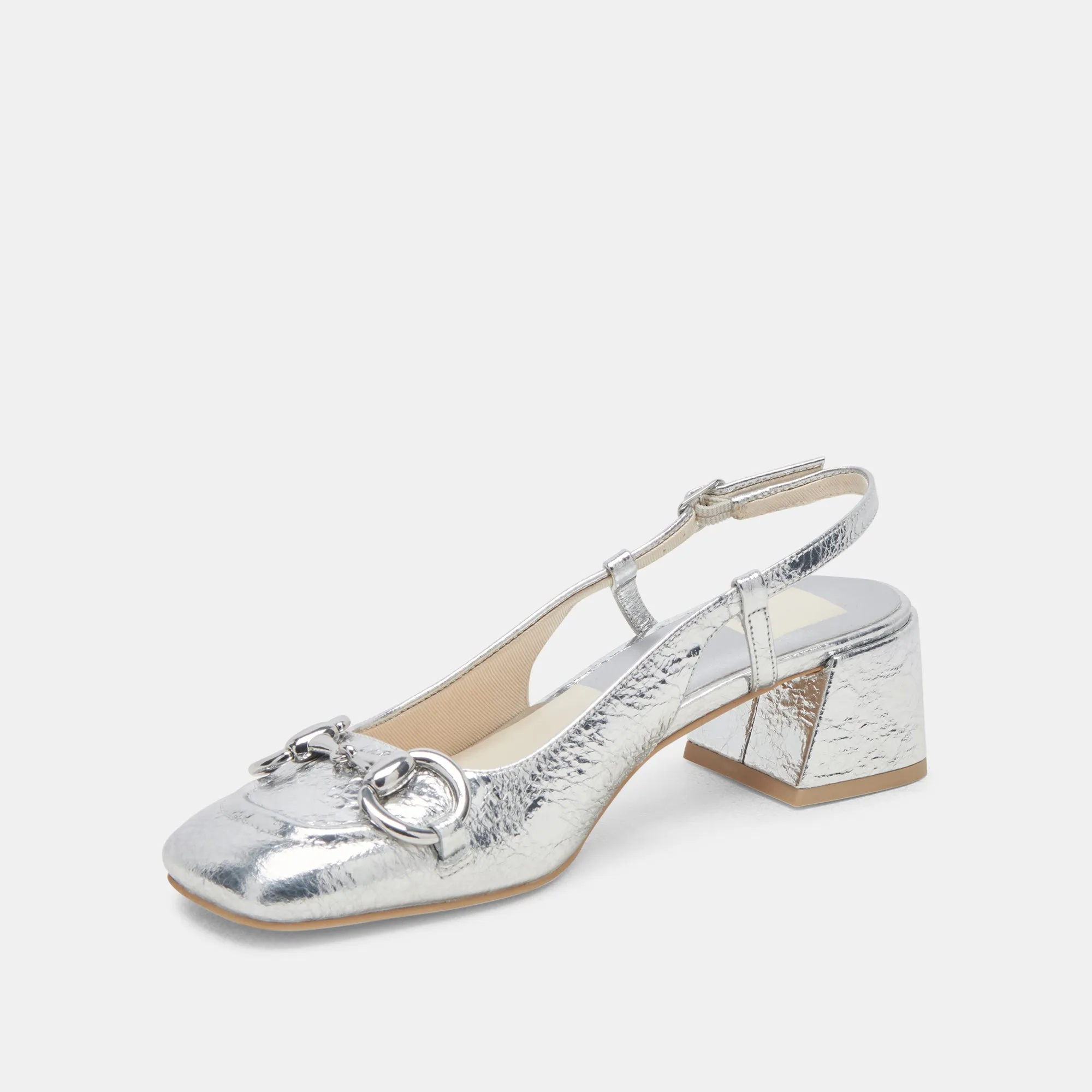 MELLI HEELS SILVER DISTRESSED LEATHER sold by Dolce Vita product image thumbnail 4
