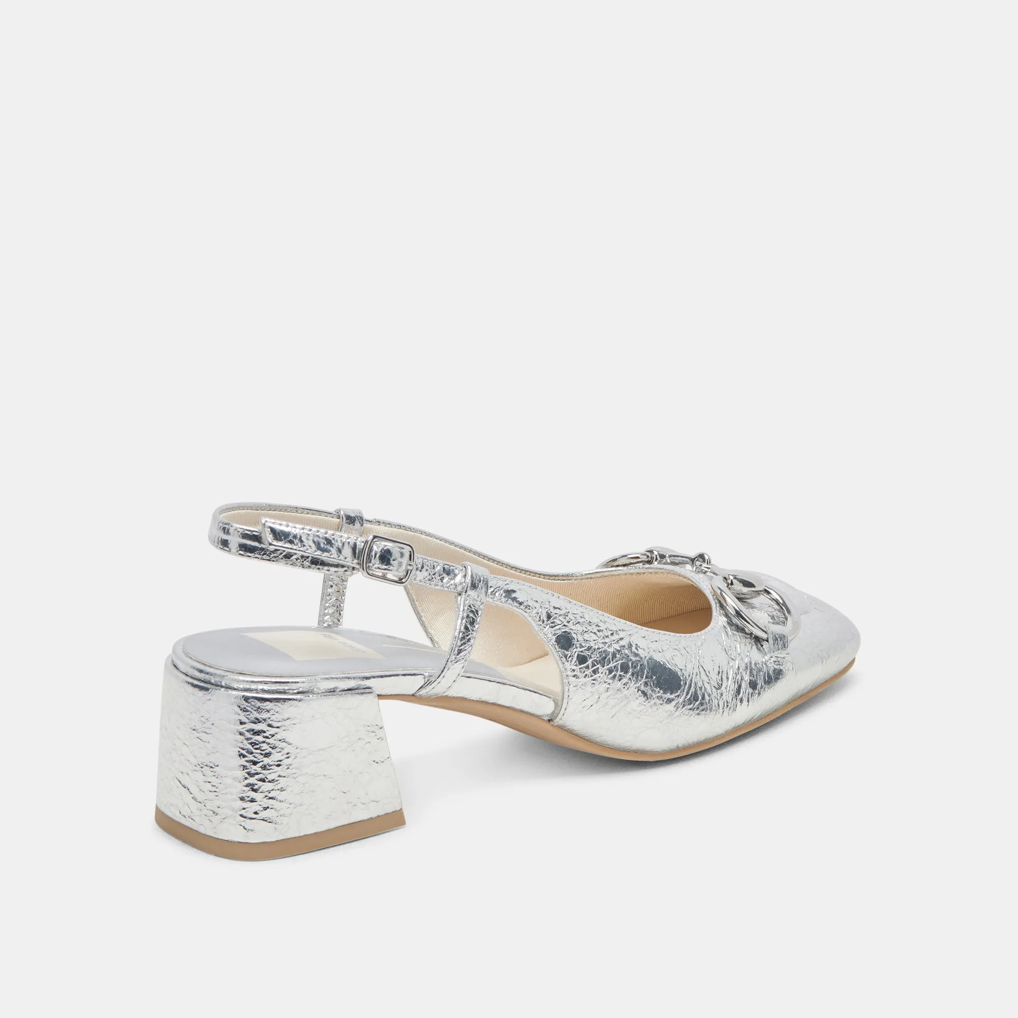 MELLI HEELS SILVER DISTRESSED LEATHER sold by Dolce Vita product image thumbnail 3