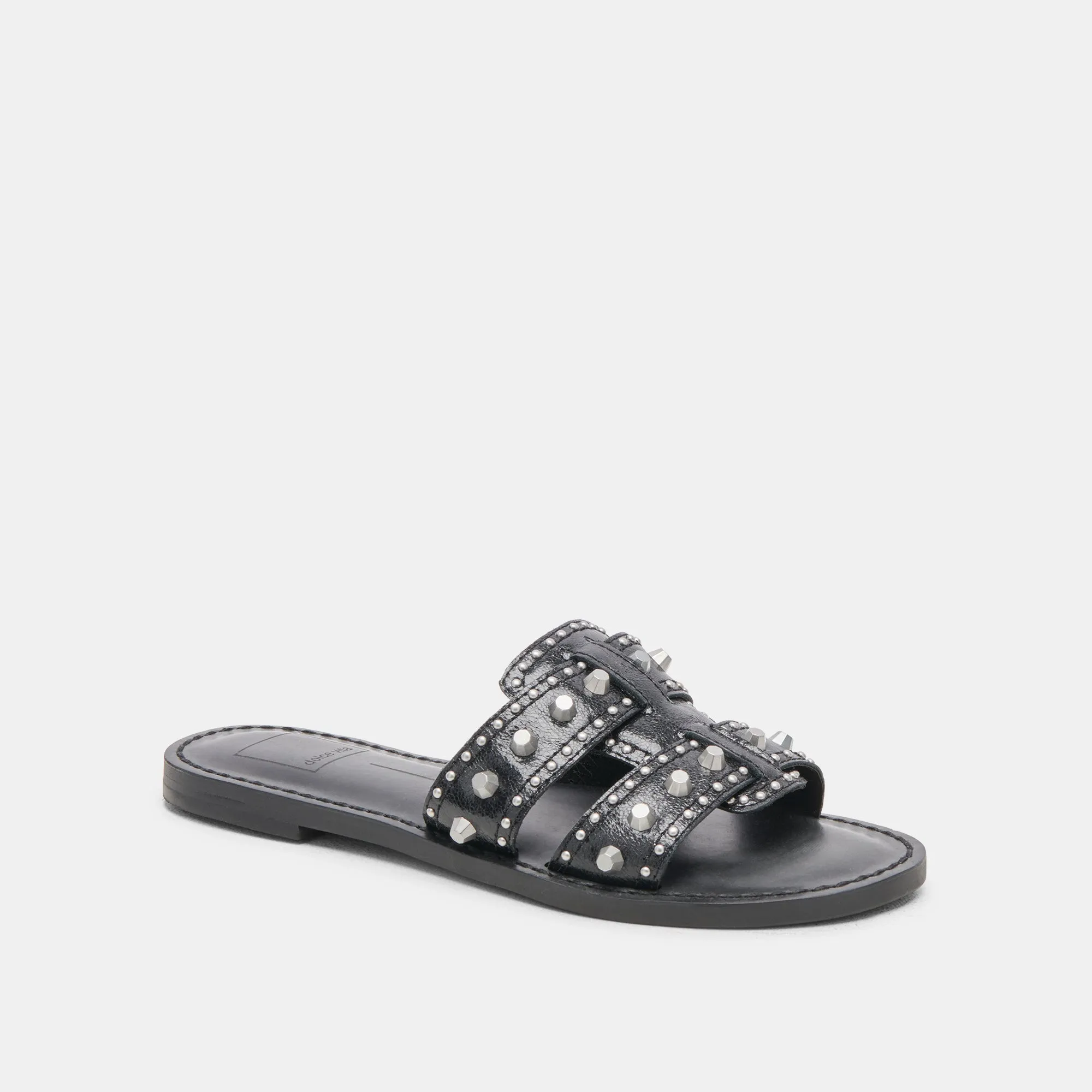 WESLA STUD SANDALS MIDNIGHT CRINKLE PATENT sold by Dolce Vita product image thumbnail 2