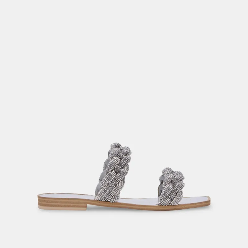 INDY RHINESTONE SANDALS CRYSTAL RHINESTONE sold by Dolce Vita