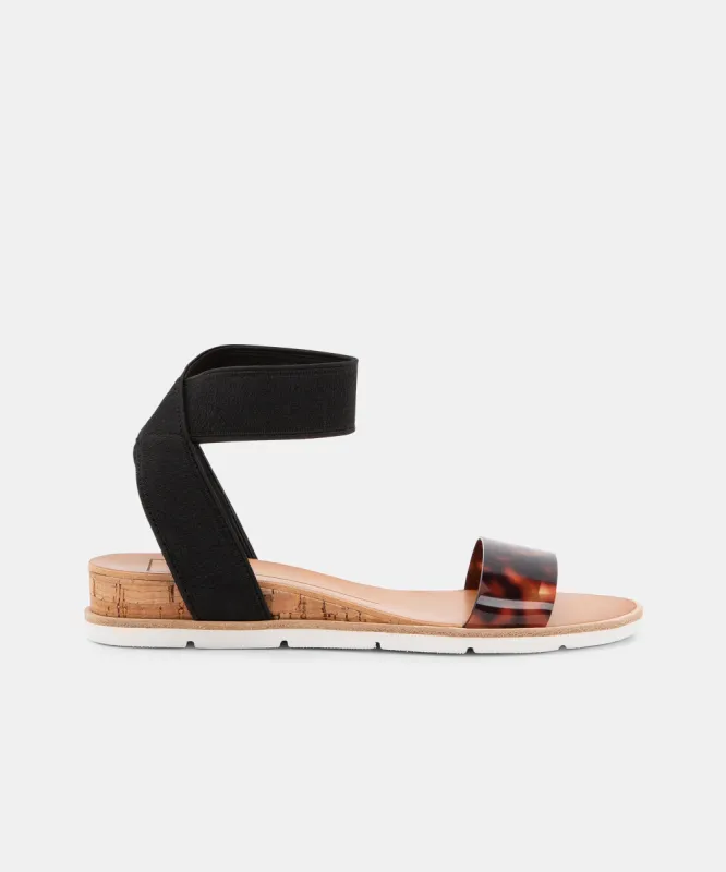 VIVIAN SANDALS BLACK MULTI - re:vita sold by Dolce Vita