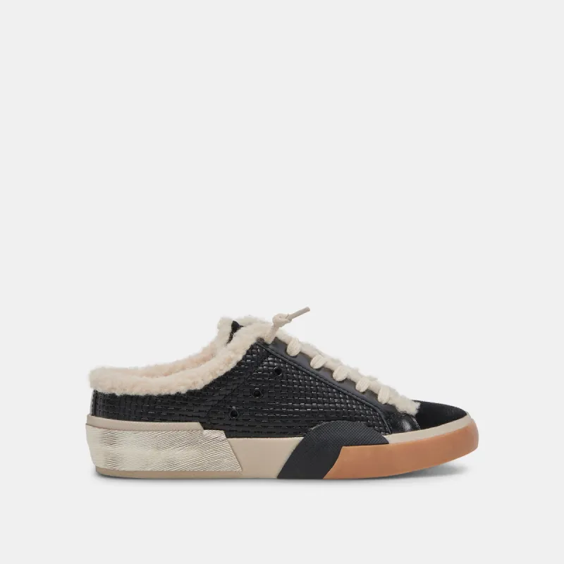 ZANTEL SNEAKERS BLACK WOVEN - re:vita sold by Dolce Vita