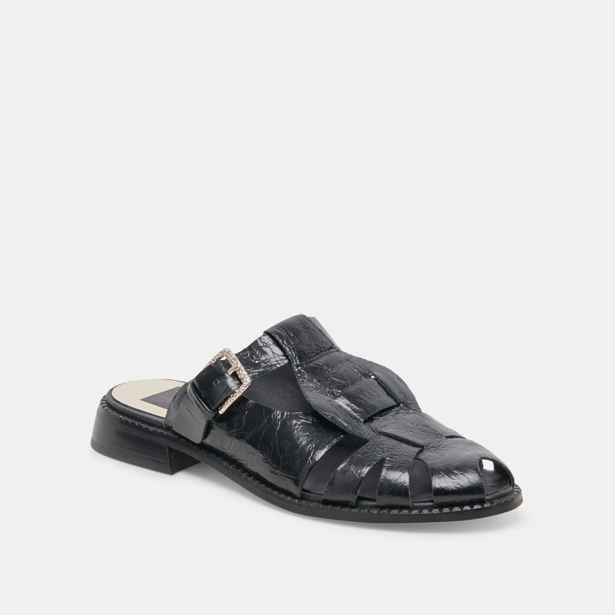 HIPPIE FLATS MIDNIGHT CRINKLE PATENT sold by Dolce Vita product image thumbnail 3