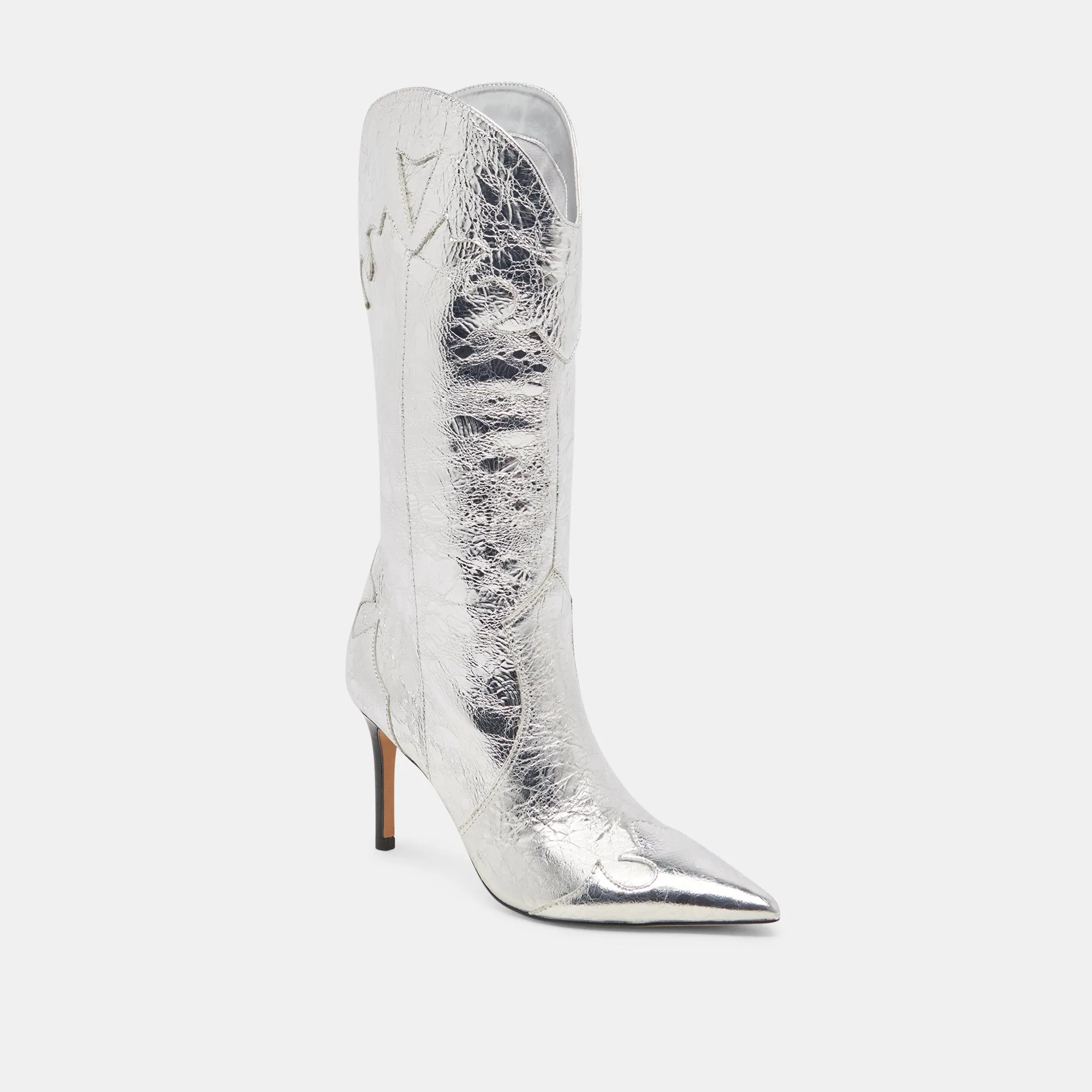 KASEDY BOOTS SILVER DISTRESSED LEATHER sold by Dolce Vita product image thumbnail 2