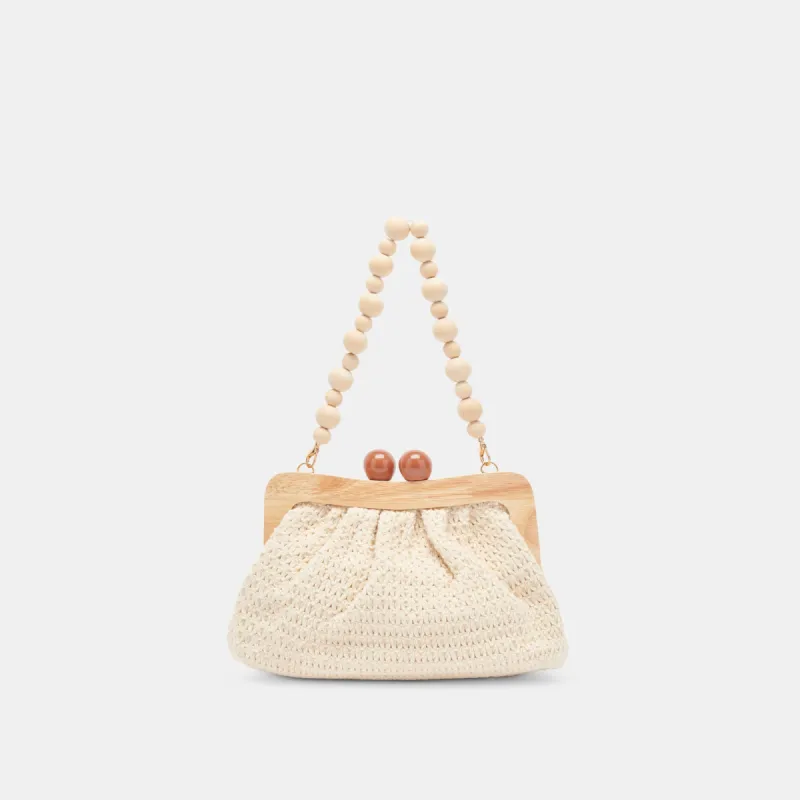 RANDY CLUTCH SANDSTONE KNIT sold by Dolce Vita