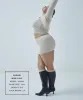 AUGGIE WIDE CALF BOOTS BLACK LEATHER sold by Dolce Vita