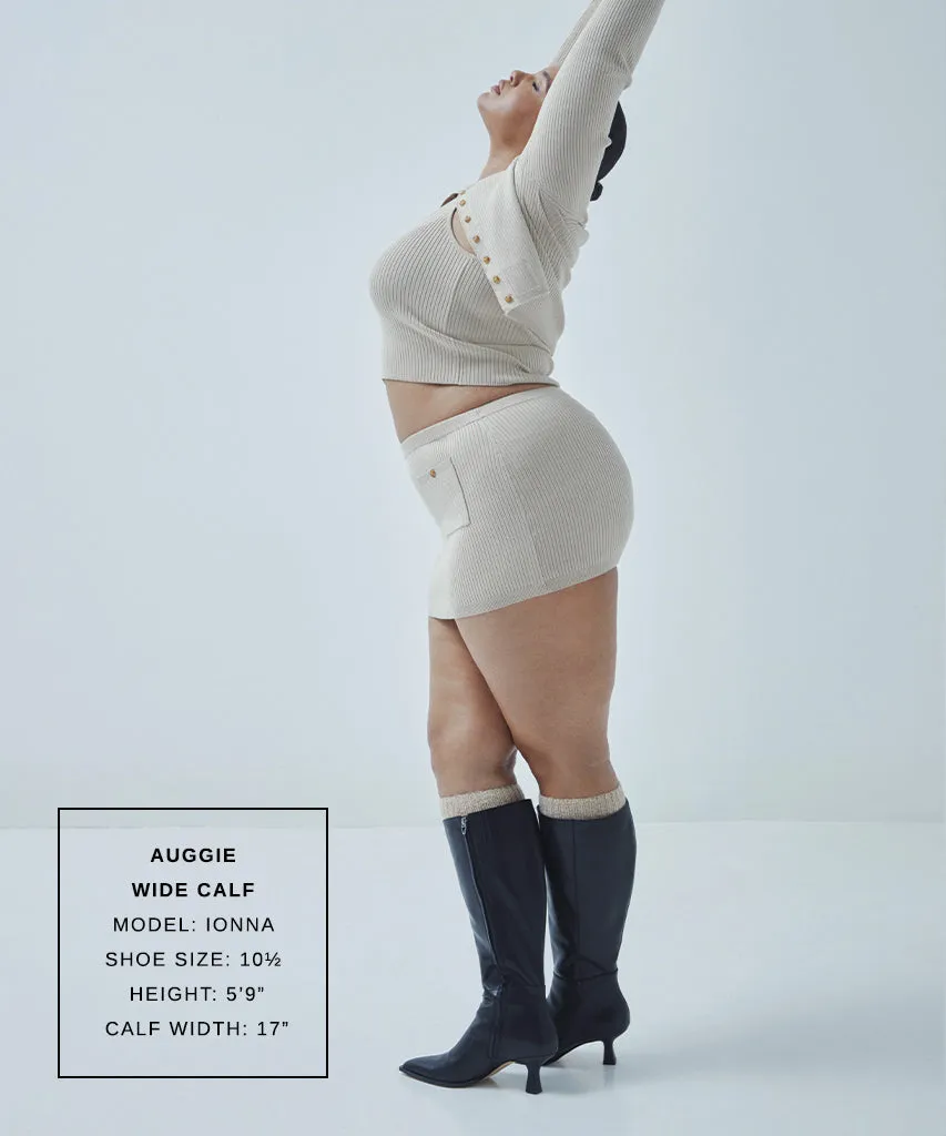 AUGGIE WIDE CALF BOOTS BLACK LEATHER sold by Dolce Vita product image thumbnail 3