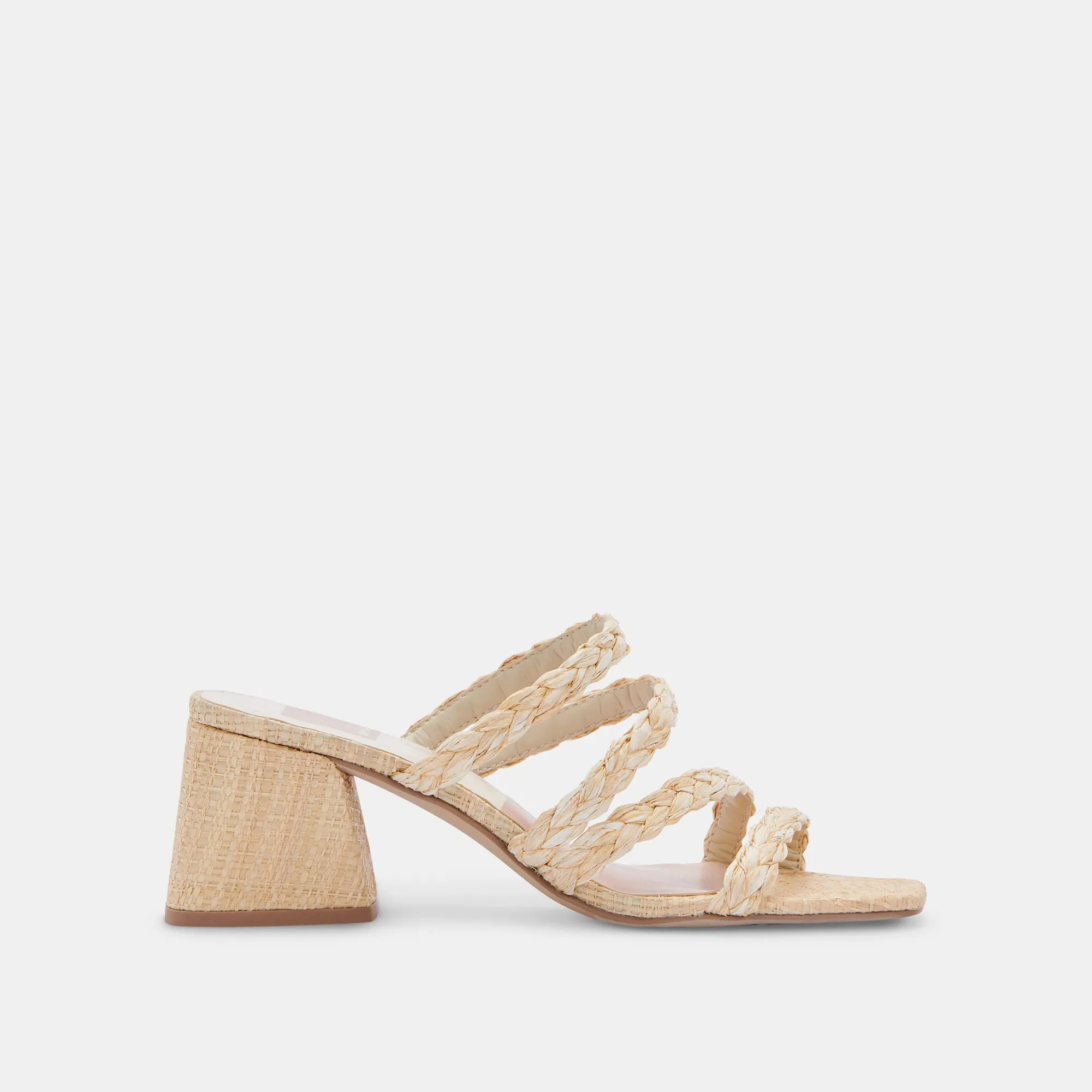 MYLAH SANDALS NATURAL RAFFIA sold by Dolce Vita