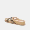 SELDA WIDE SANDALS NATURAL BLACK RAFFIA sold by Dolce Vita