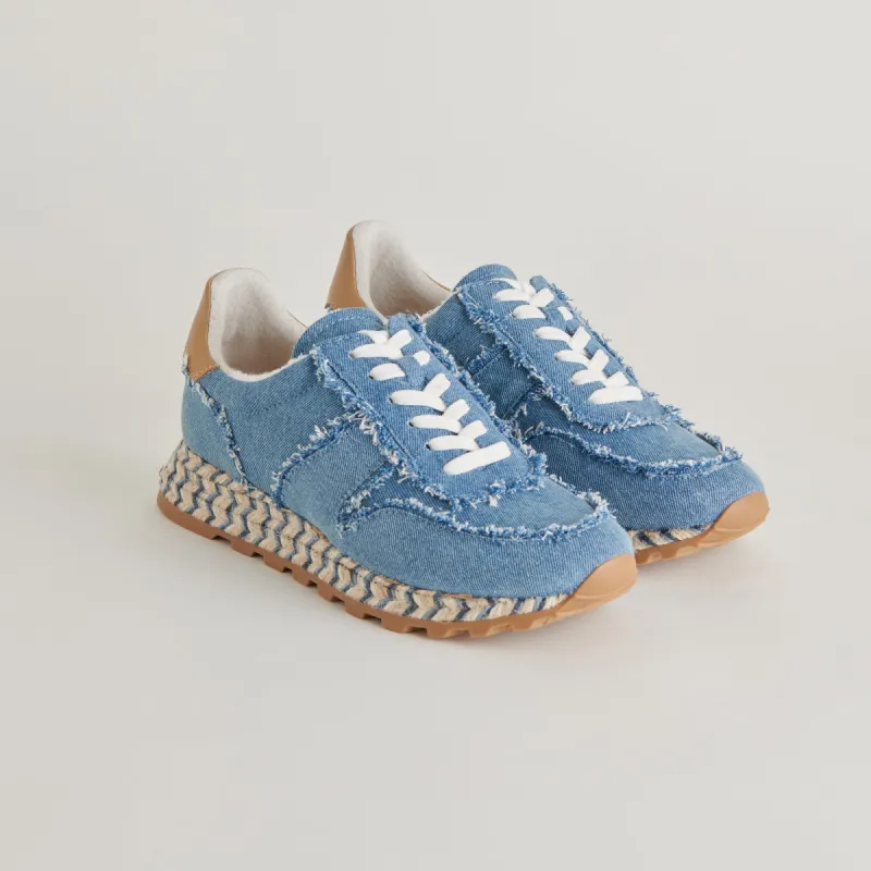 AYITA FRAY SNEAKERS BLUE DENIM sold by Dolce Vita