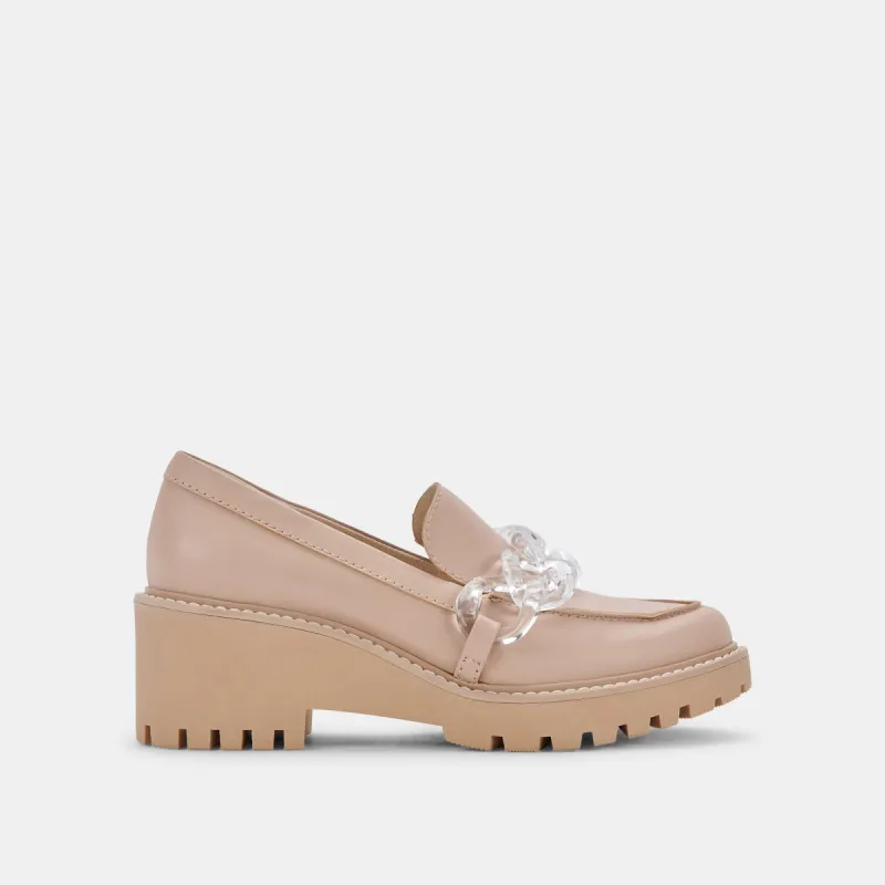 HARIS LOAFERS LT BLUSH LEATHER sold by Dolce Vita