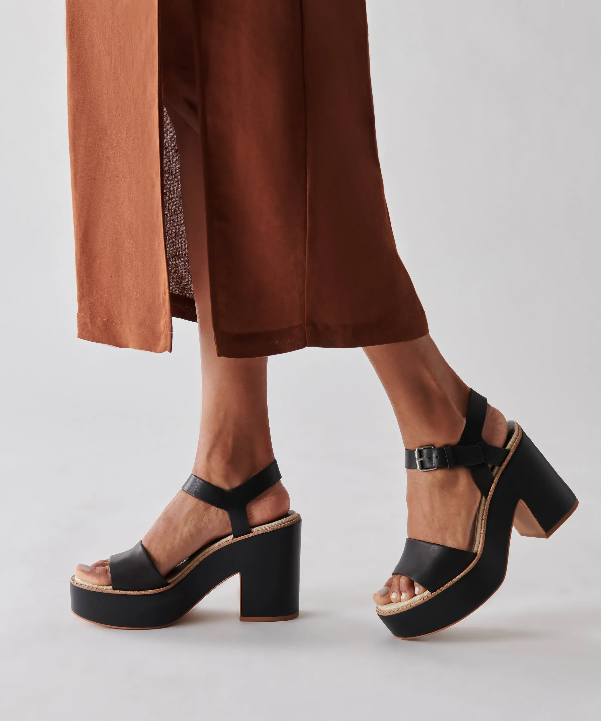 ELLY HEELS BLACK LEATHER - re:vita sold by Dolce Vita product image thumbnail 2