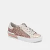 ZINA SNEAKERS ROSE GOLD GLITTER sold by Dolce Vita