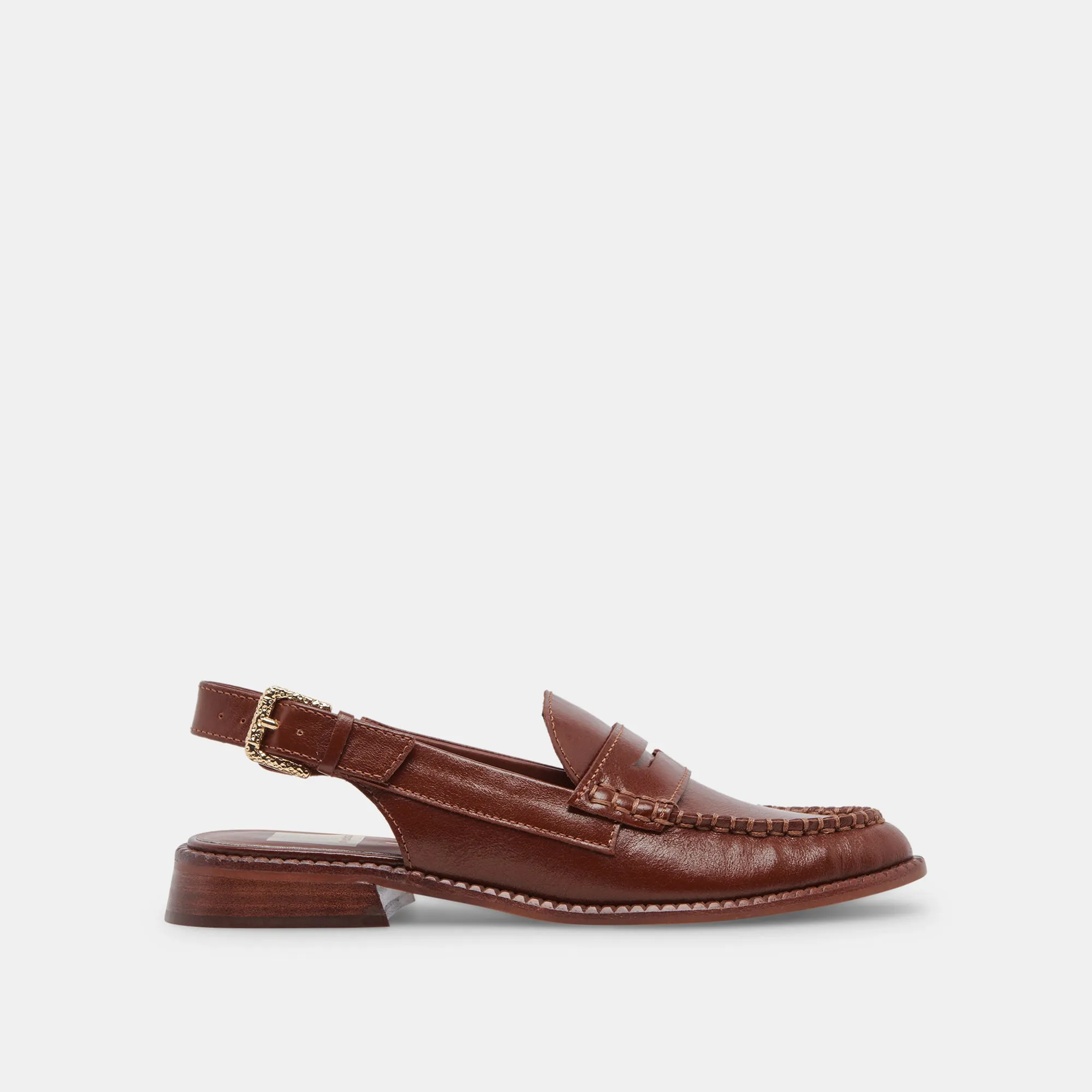 HARDI WIDE LOAFERS BROWN CRINKLE PATENT sold by Dolce Vita
