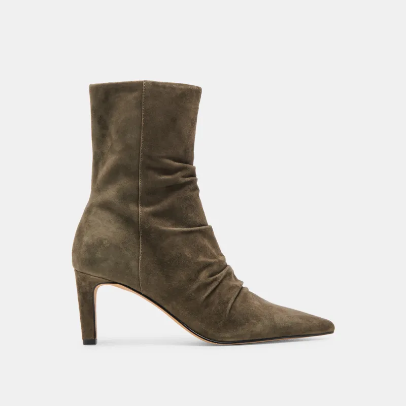 FERNLY WIDE CALF BOOTS ARMY SUEDE sold by Dolce Vita