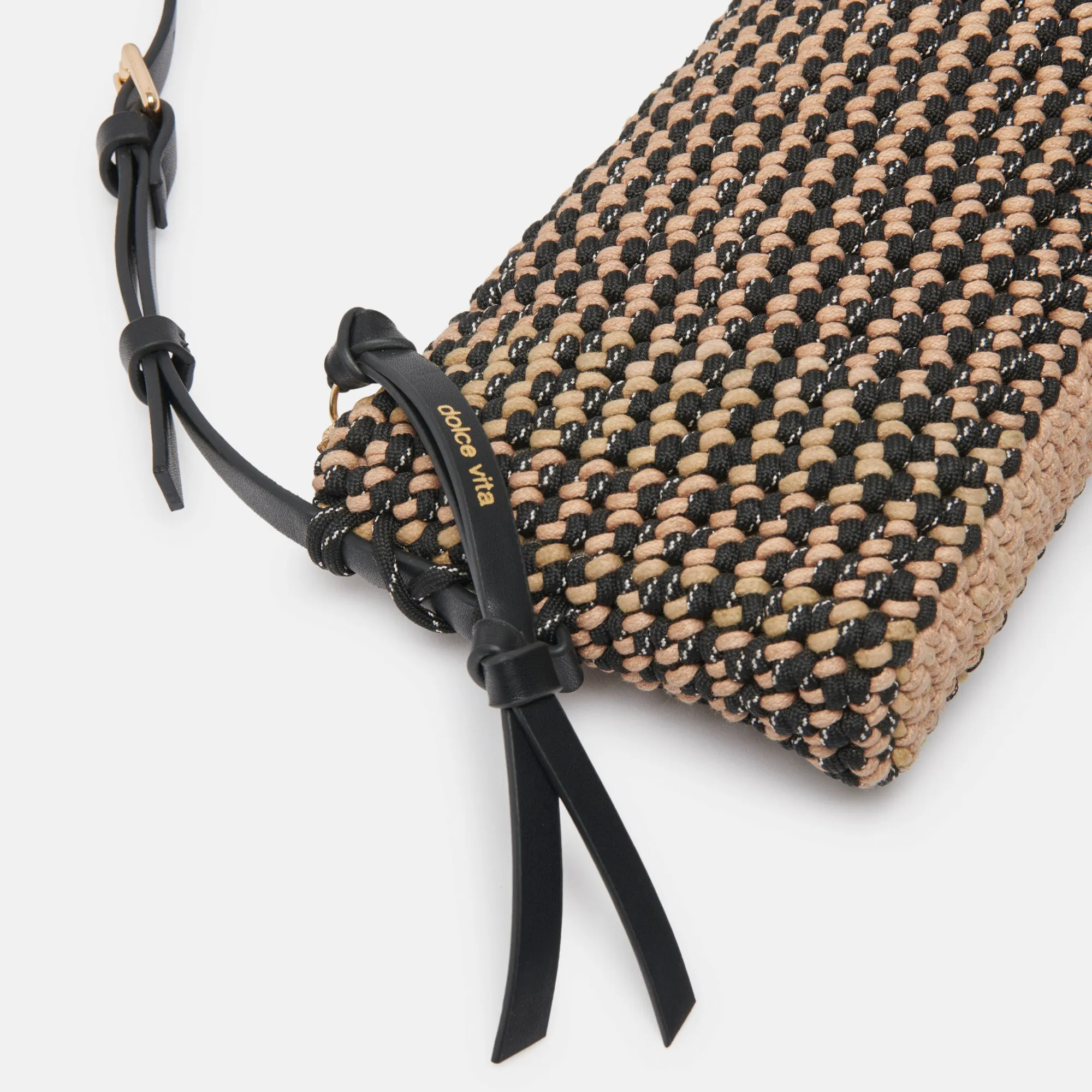 ANDREA SHOULDER BAG BLACK NATURAL WOVEN sold by Dolce Vita product image thumbnail 3