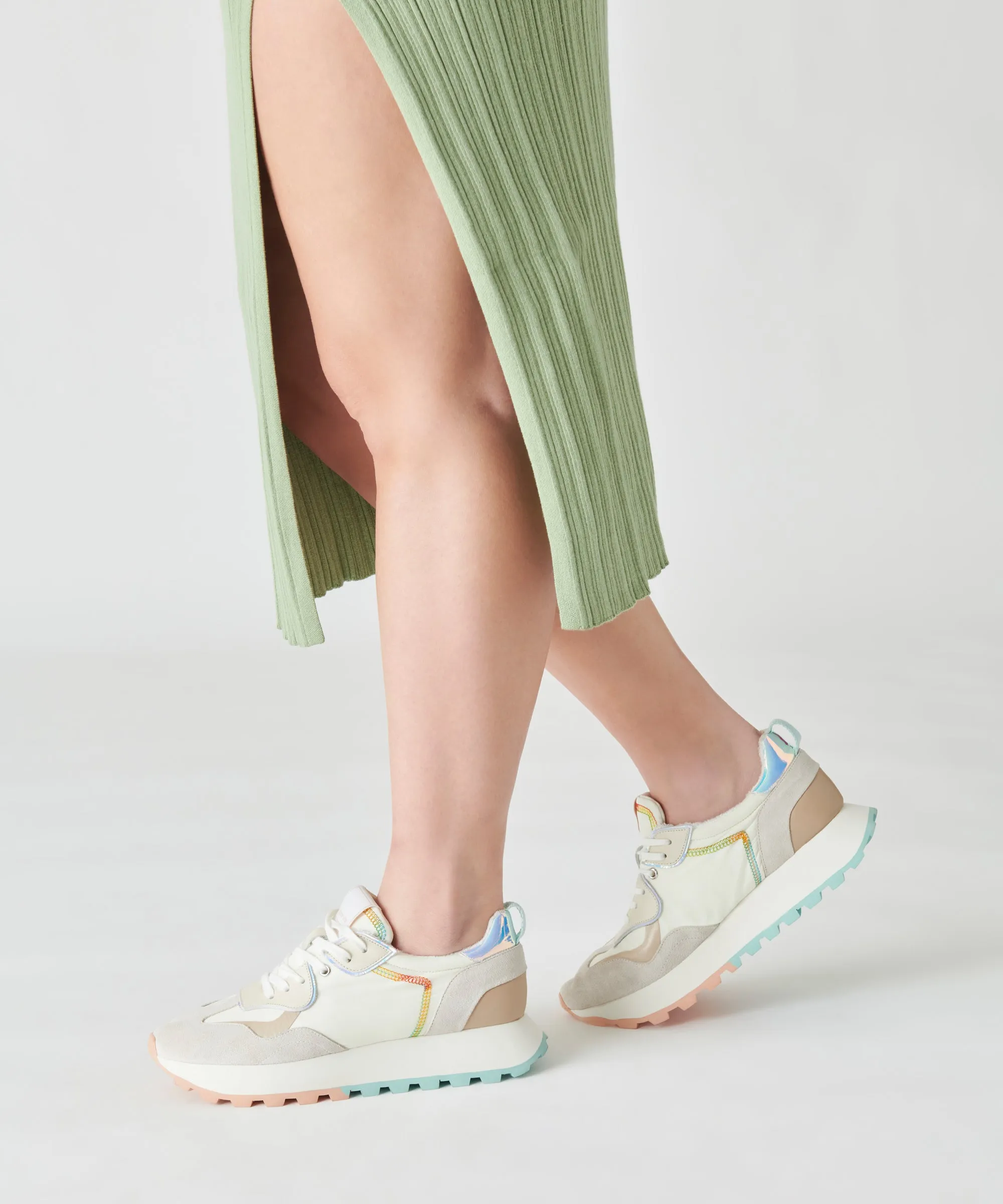 DOLCE VITA x GREATS REUBIN PRIDE SNEAKERS WHITE MULTI SUEDE sold by Dolce Vita product image thumbnail 2