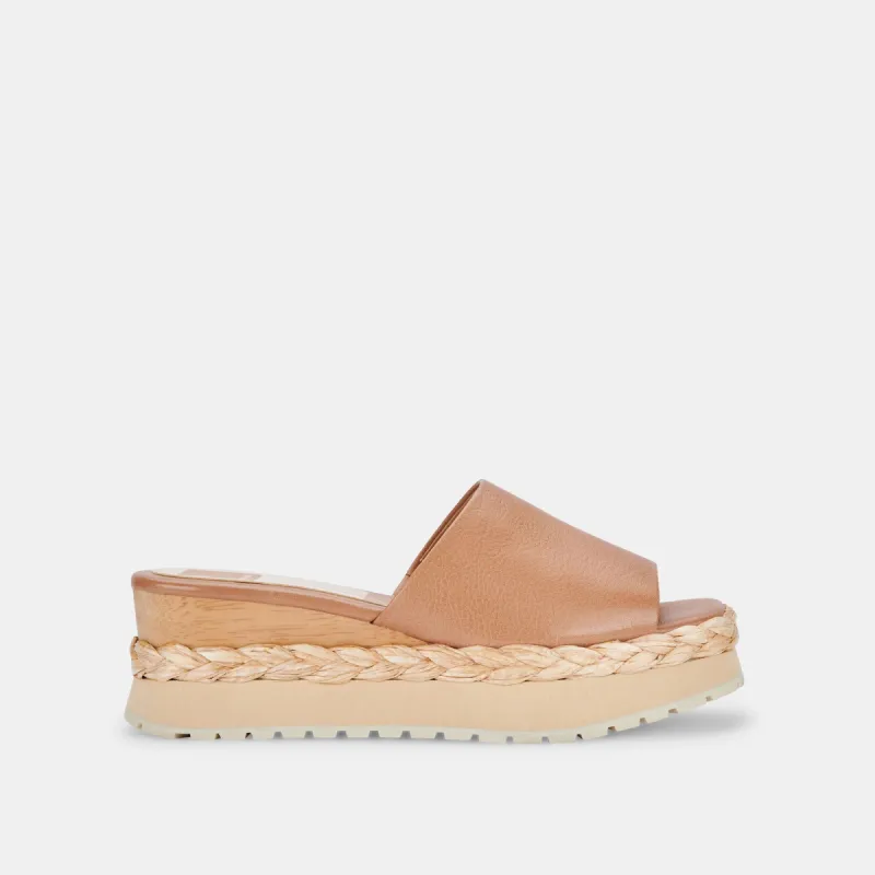 FRANCY WEDGES SADDLE LEATHER sold by Dolce Vita
