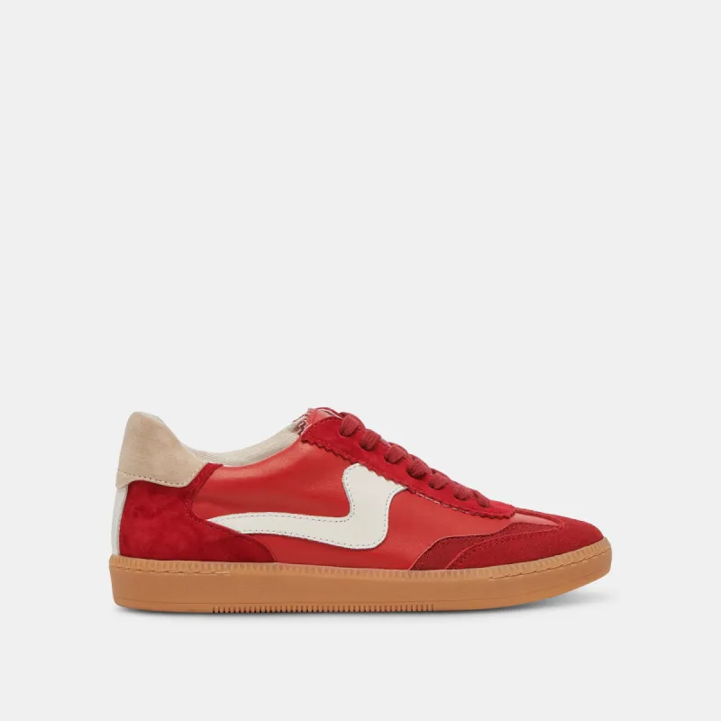 NOTICE WIDE SNEAKERS CRIMSON SUEDE sold by Dolce Vita