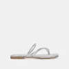 LEANNA SANDALS SILVER EMBOSSED STELLA sold by Dolce Vita