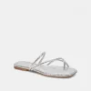 LEANNA SANDALS SILVER EMBOSSED STELLA sold by Dolce Vita