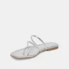 LEANNA SANDALS SILVER EMBOSSED STELLA sold by Dolce Vita