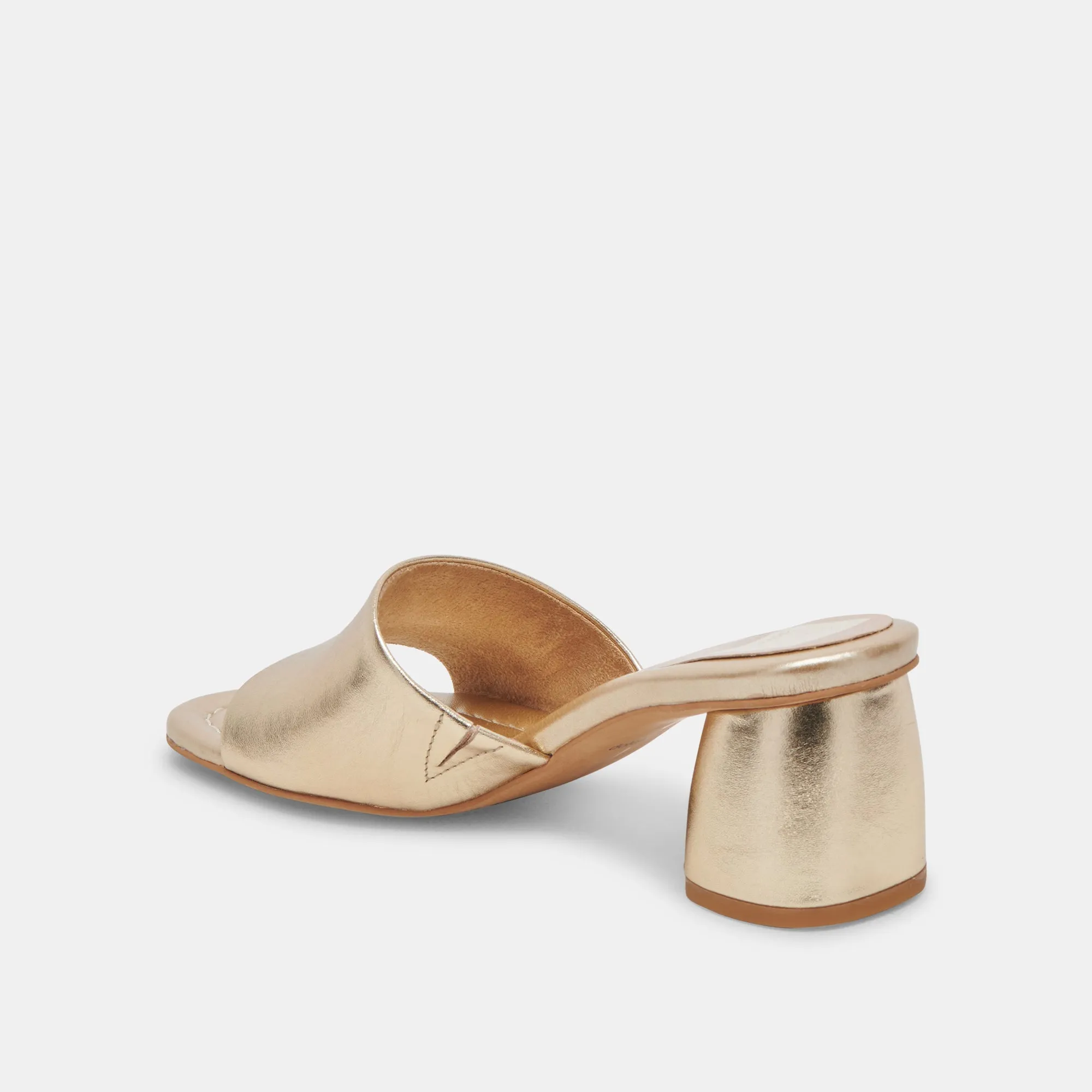 MINNY DRESS WIDE HEELS ROSE GOLD METALLIC LEATHER sold by Dolce Vita product image thumbnail 5