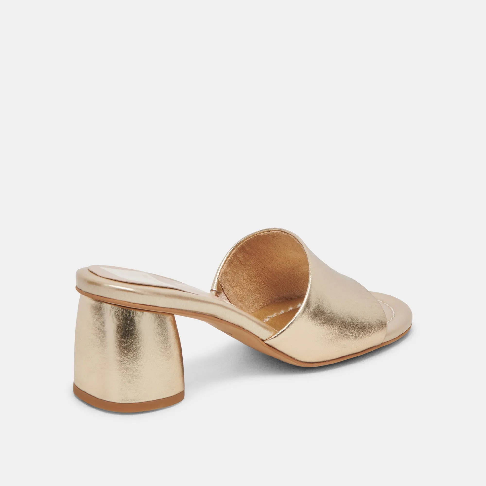 MINNY DRESS WIDE HEELS ROSE GOLD METALLIC LEATHER sold by Dolce Vita product image thumbnail 3