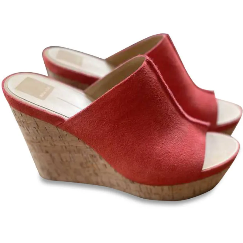 ROSS SUEDE PLATFORM WEDGE - re:vita sold by Dolce Vita