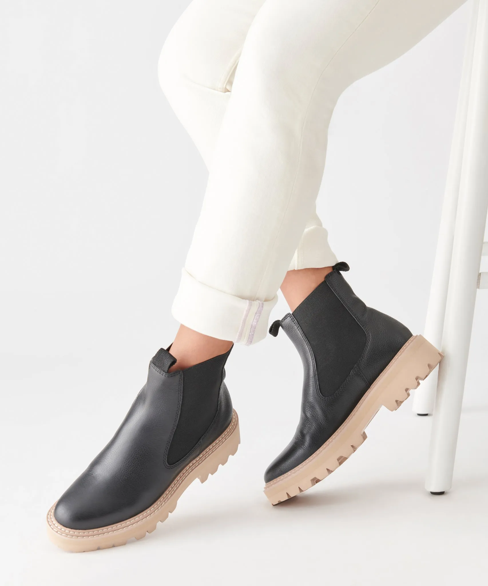 MOANA H2O BOOTS ONYX LEATHER - re:vita sold by Dolce Vita product image thumbnail 2