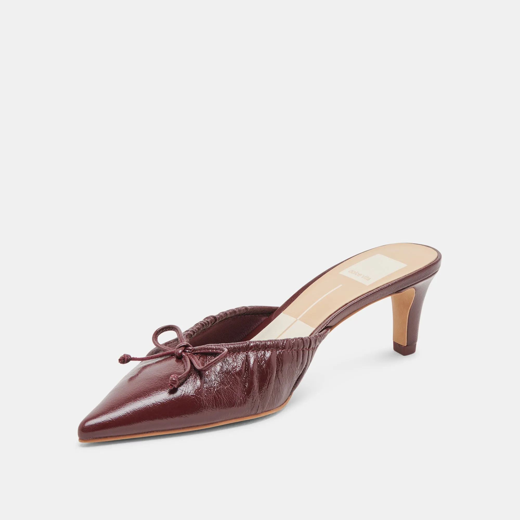 KAIRI MID HEELS CRANBERRY CRINKLE PATENT sold by Dolce Vita product image thumbnail 4