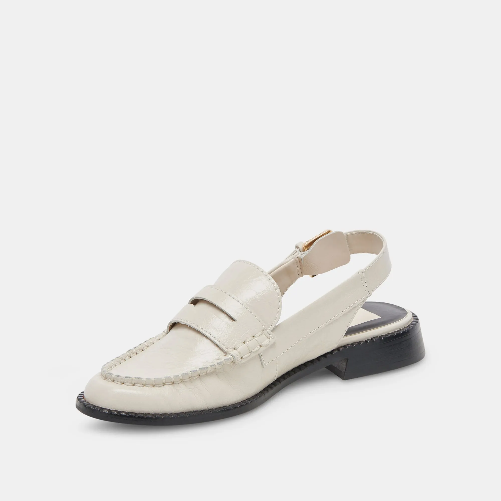 HARDI WIDE LOAFERS IVORY CRINKLE PATENT sold by Dolce Vita product image thumbnail 4