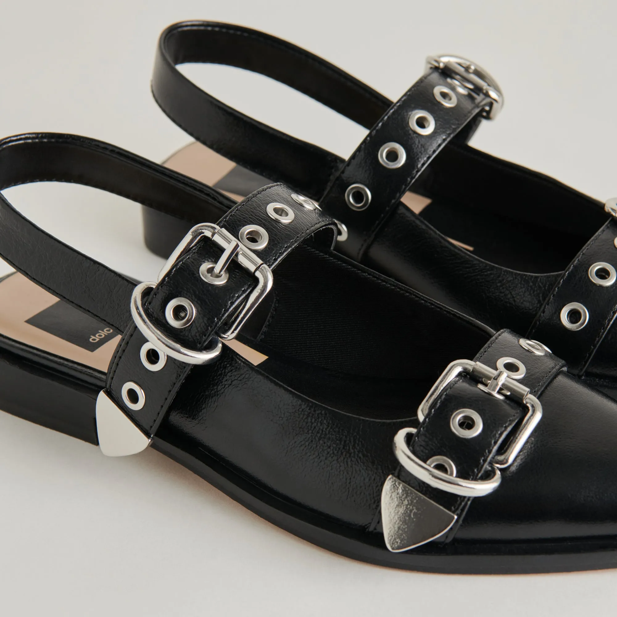 LABELL FLATS MIDNIGHT CRINKLE PATENT sold by Dolce Vita product image thumbnail 3