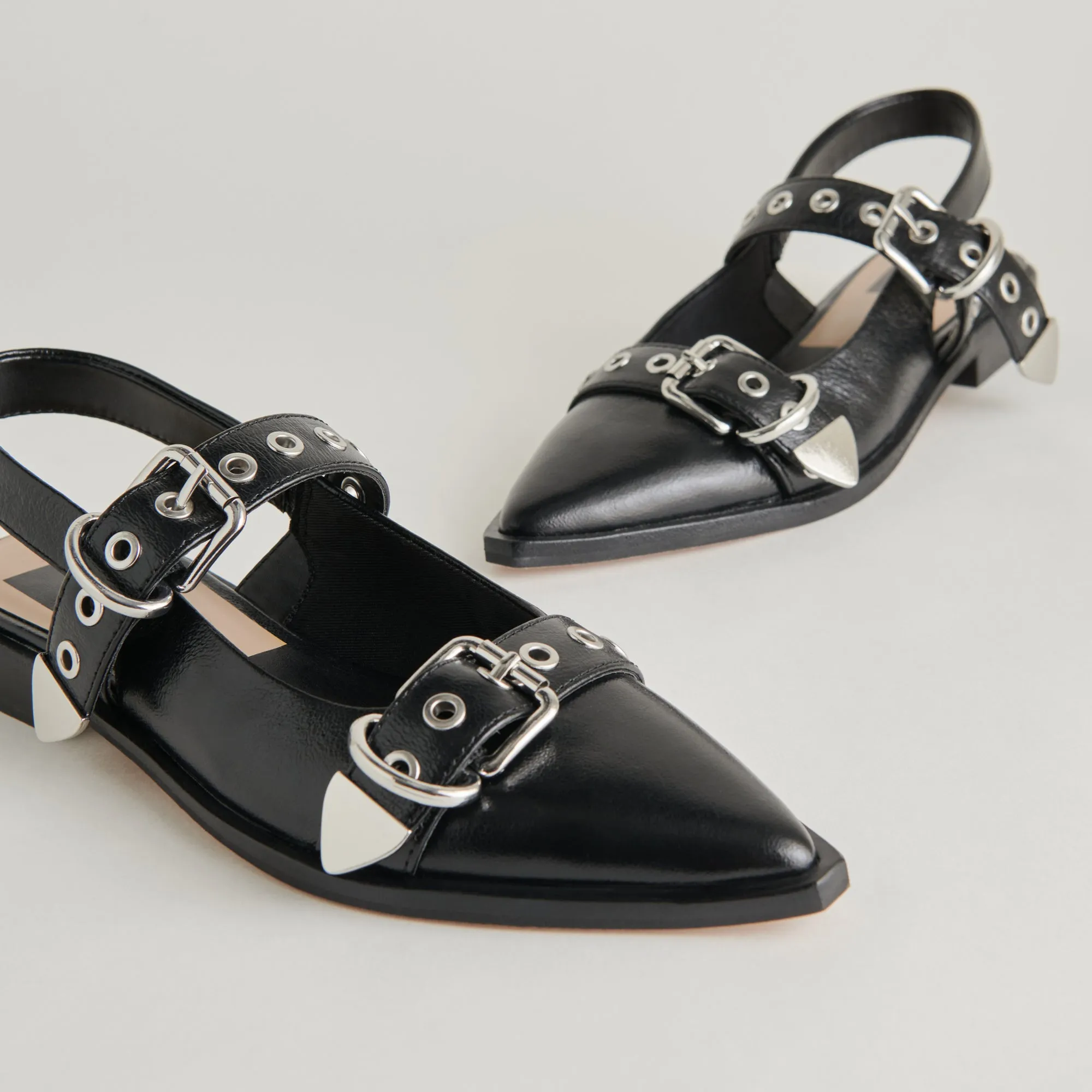 LABELL FLATS MIDNIGHT CRINKLE PATENT sold by Dolce Vita product image thumbnail 5