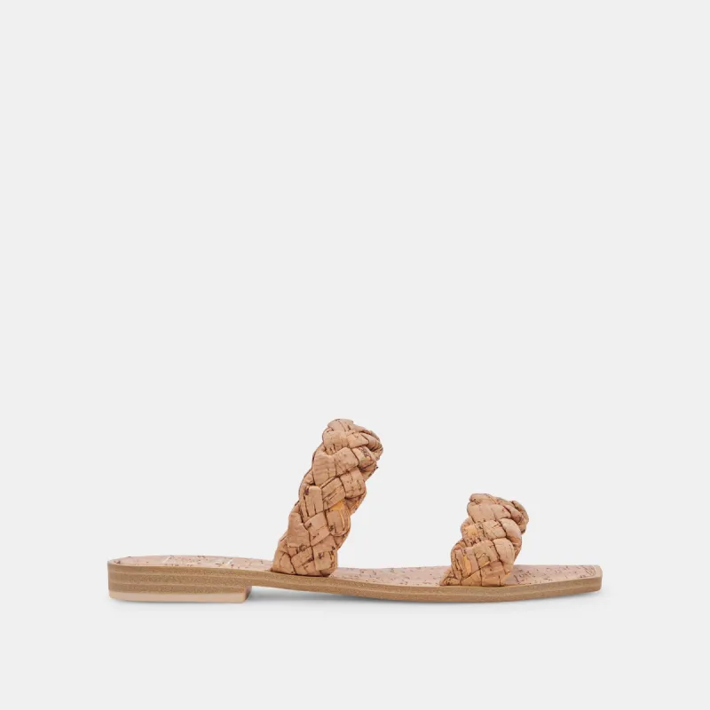 INDY SANDALS NATURAL CORK sold by Dolce Vita
