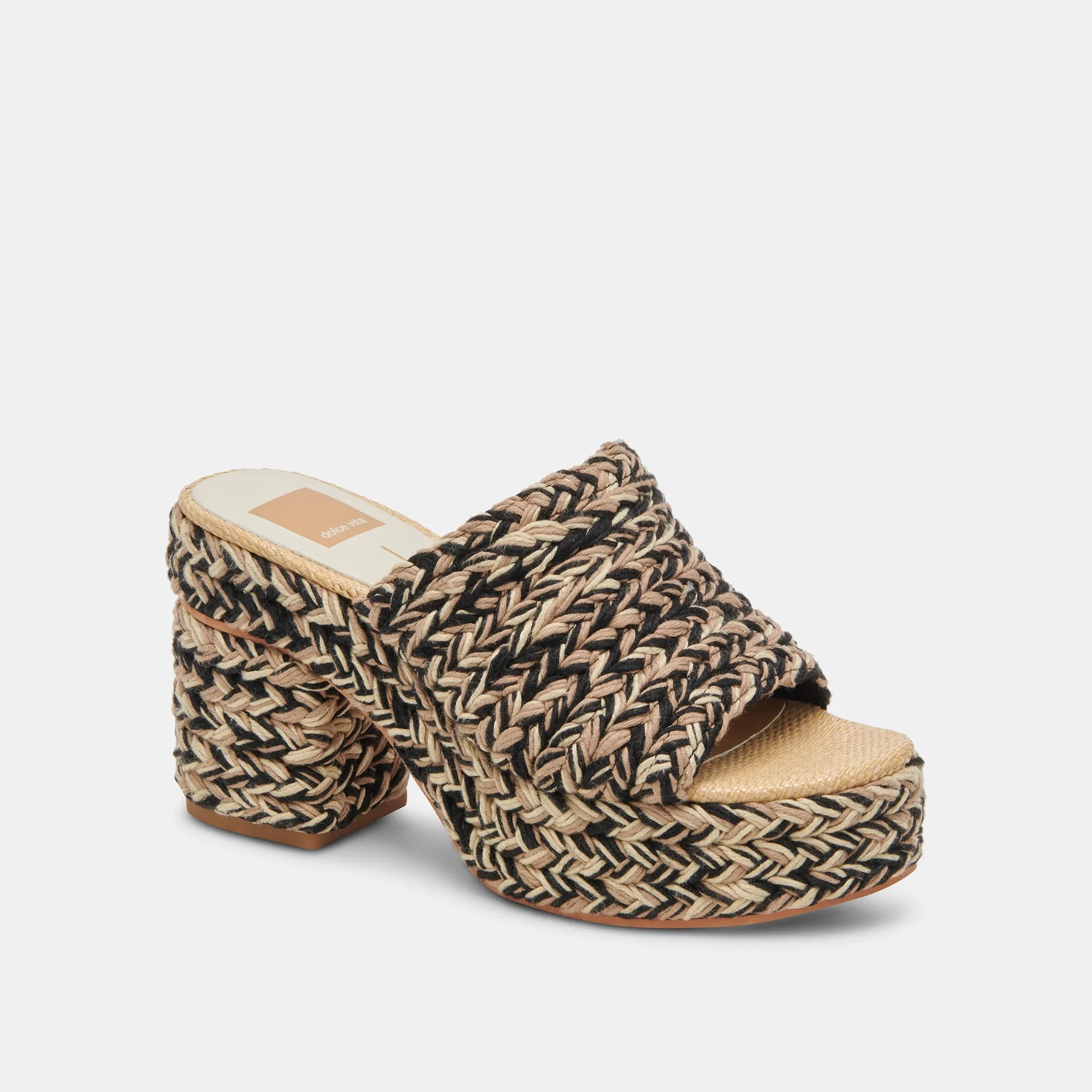 LADY HEELS BLACK MULTI WOVEN sold by Dolce Vita product image thumbnail 2