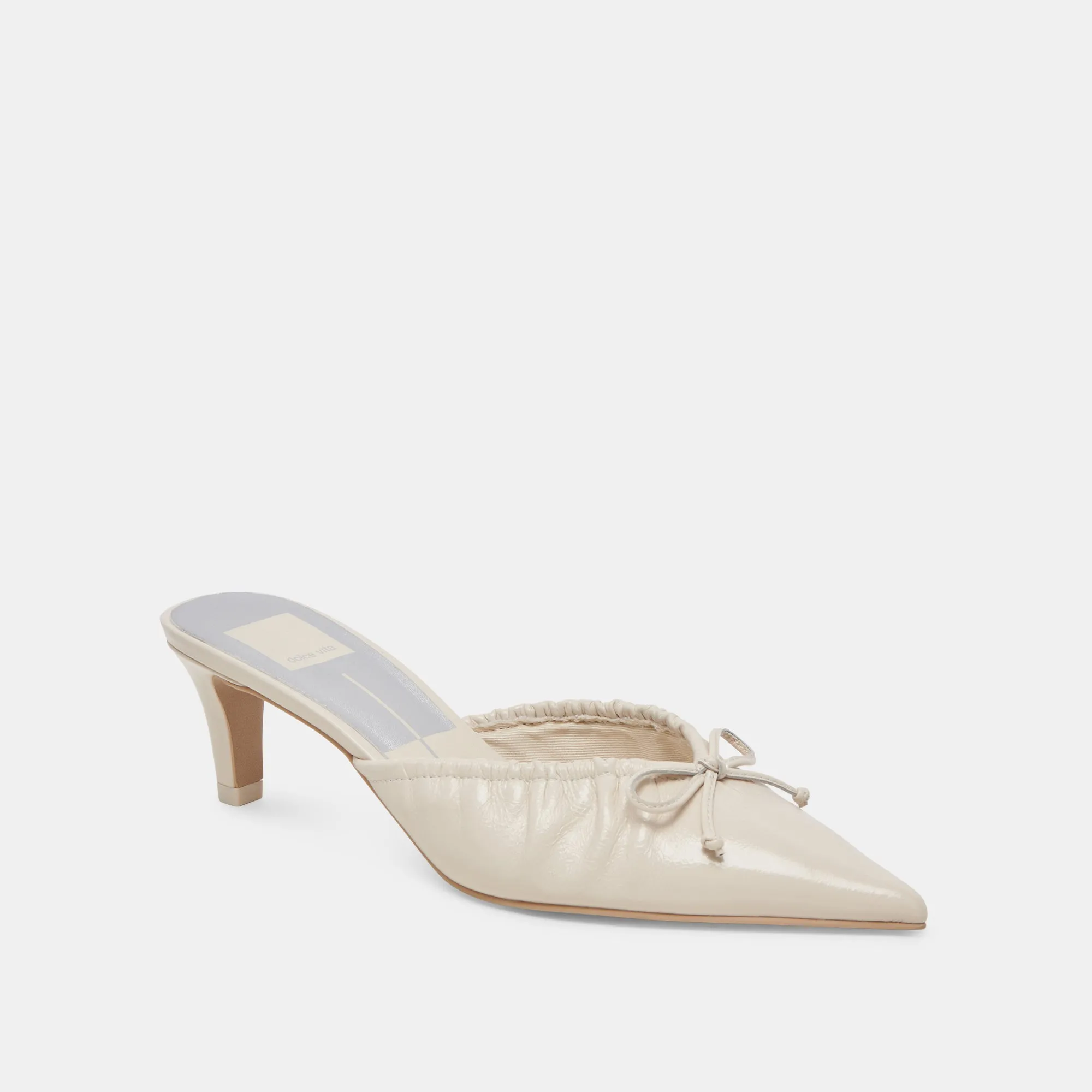 KAIRI MID HEELS IVORY CRINKLE PATENT sold by Dolce Vita product image thumbnail 3