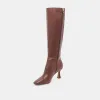 GYRA EXTRA WIDE CALF BOOTS CHOCOLATE LEATHER sold by Dolce Vita