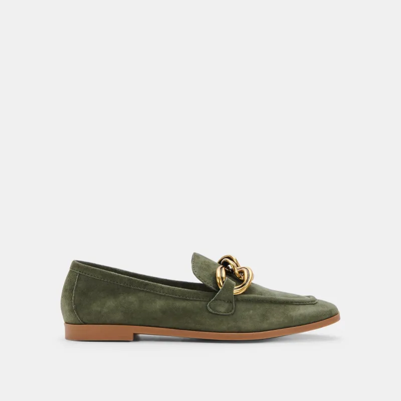CRYS LOAFERS ARMY SUEDE sold by Dolce Vita